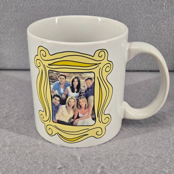 Friends The TV series 20 oz Ceramic White Mug, Microwave/Dishwasher Safe - Picture 1 of 5